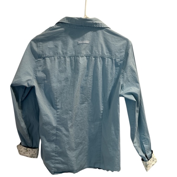 Dockers Women’s Button-Up Shirt – Classic Y2K Style with Floral Trim – Size L - Picture 2 of 7